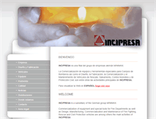 Tablet Screenshot of incipresa.net